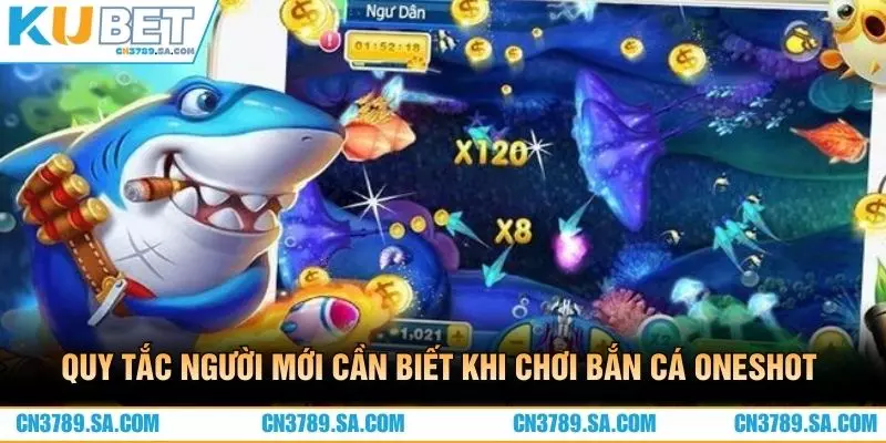 Quy tắc người mới cần biết khi chơi bắn cá oneshot